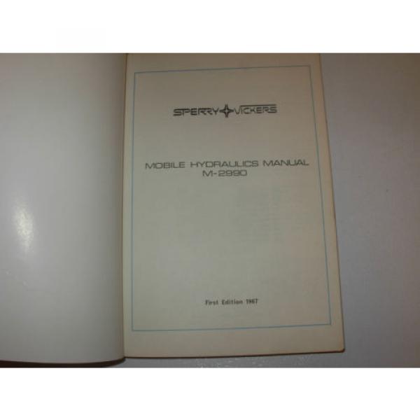 Vickers Mobile Equipment Hydraulics Manual , 1st Edition , issued 1697 #2 image