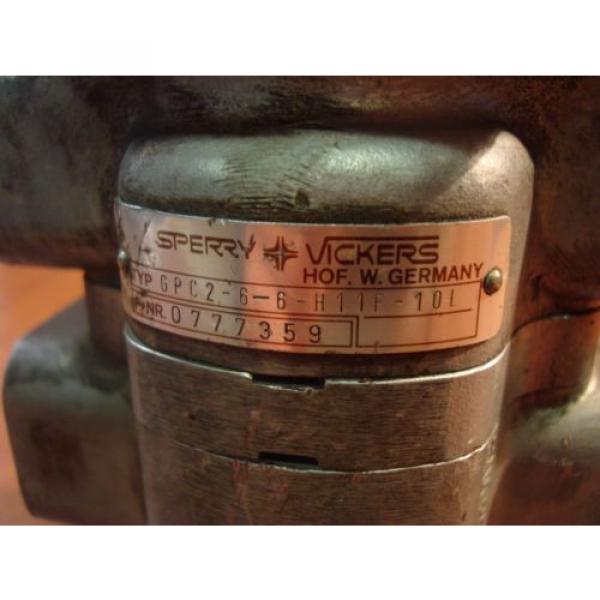 Vickers GPC2-6-6-H11F-10L hydraulic pump #8 image