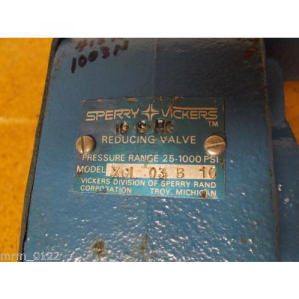 Sperry Vickers XGL-03B10 Reducing Valve 25-1000 PSI origin #3 image