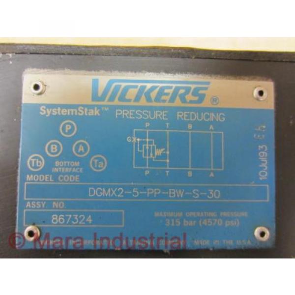 Vickers 867324 Pressure Relief Valve DGMX2-5-PP-BW-S-30 - Used #3 image