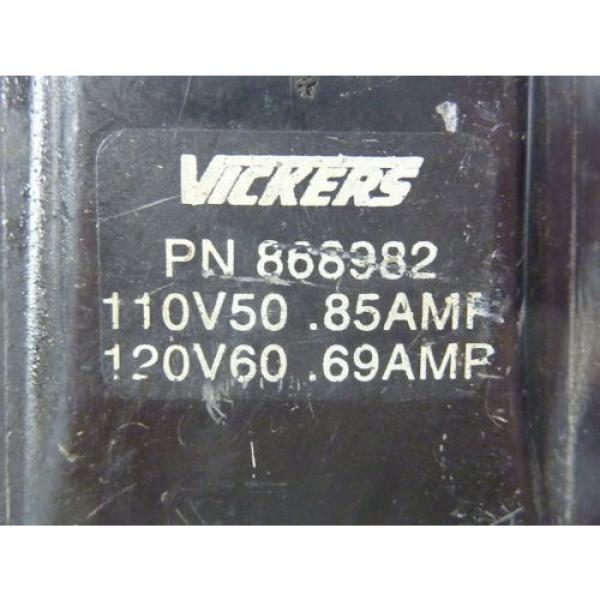 Vickers 868982 Coil 69A-85A 110/120V 50/60HZ  USED #3 image