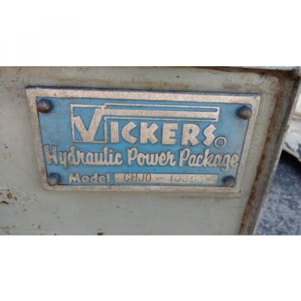 25 Ton Hydraulic Down-acting Press die cutter 36#034;  Vickers Hydraulic Power pack #4 image