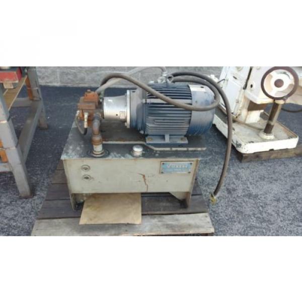 25 Ton Hydraulic Down-acting Press die cutter 36#034;  Vickers Hydraulic Power pack #5 image