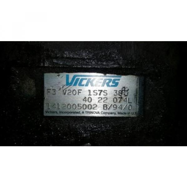 VICKERS F3 V20F 1S7S 38C40 Vane Pump #3 image