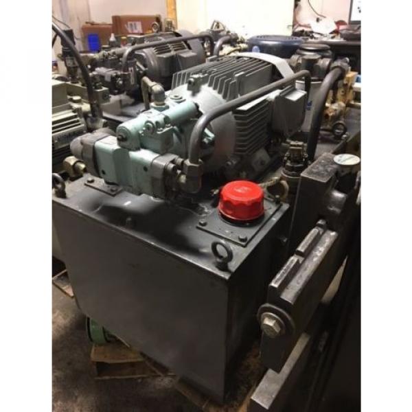 Nachi 5 HP Hydraulic Unit, Nachi Piston Pump # PVS-1B-22N1-U-2408P, Used #2 image