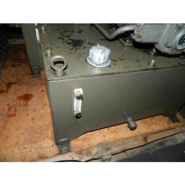 Nachi 2 HP Hydraulic Unit, Nachi Vane Pump VDR-1B-1A2-U21, Used, Warranty #6 image