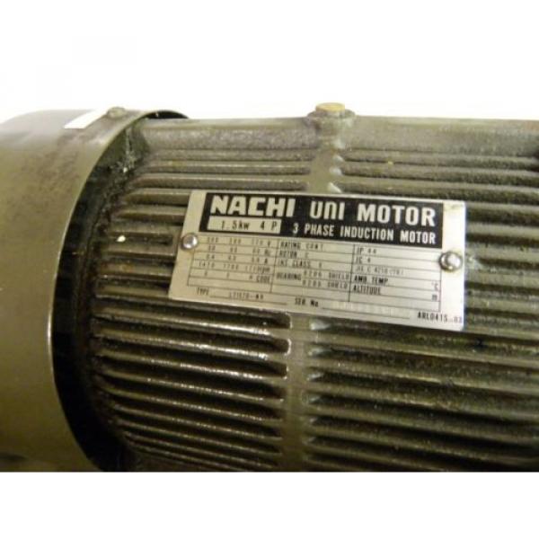 Nachi 2 HP Hydraulic Unit, Nachi Vane Pump VDR-1B-1A2-U21, Used, Warranty #10 image
