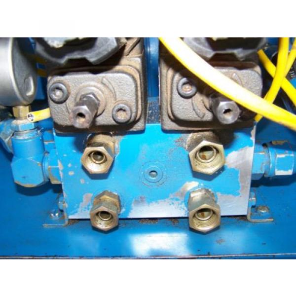 Nachi Variable Vane Pump Hydraulic Unit VDC-2B-2A3-E35 Leeson 5 HP 230/460V #7 image