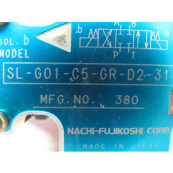 Nachi SL-G01-C5-R-D2-31 Hydraulic Solenoid Directional Control Valve Wet Type #9 image