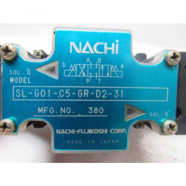 Nachi SL-G01-C5-R-D2-31 Hydraulic Solenoid Directional Control Valve Wet Type #10 image