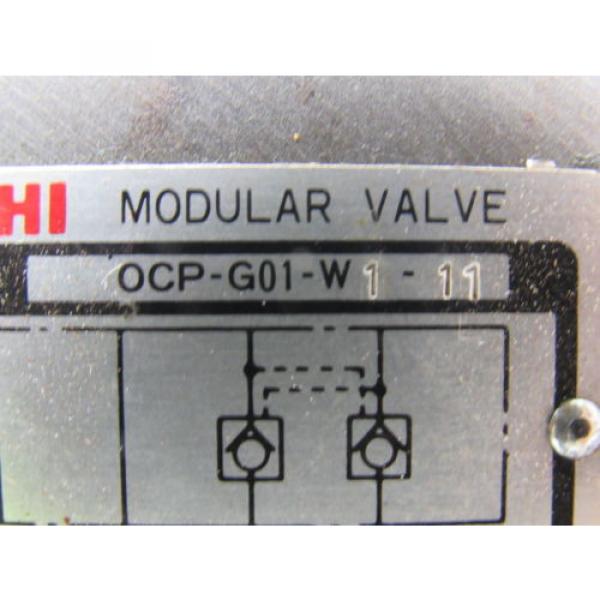 Nachi OCP-G01-W1-11 Pilot Operated Check Modular Valve Hydraulic #9 image