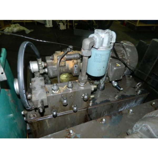 Nachi 3 HP 22 kW Hyd Unit w/ Tank, Nachi Uni Pump UPV-1B-22N1-22S-4-Z-11 #6 image