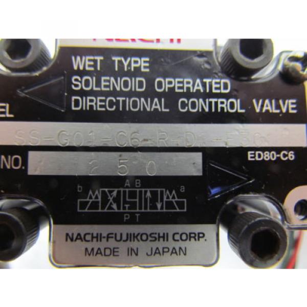 Nachi SS-G01-C6-R-D2-E30 Hydraulic solenoid directional control valve wet type #7 image