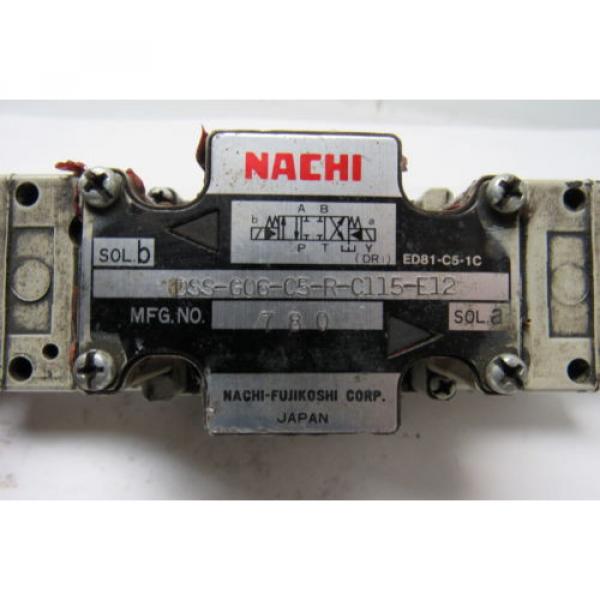 Nachi DSS-G06-C5-R-C115-E12 Hydraulic Directional Control Valve #11 image
