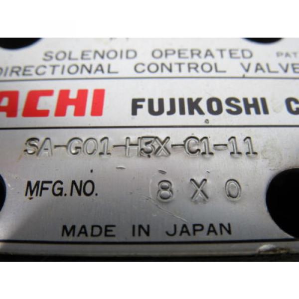 Nachi SA-G01-H3X-C1-11 Solenoid Operated Control Hydraulic Valve #7 image
