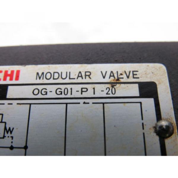 Nachi 0G-G01-P1-20 Hydraulic Modular Valve #8 image