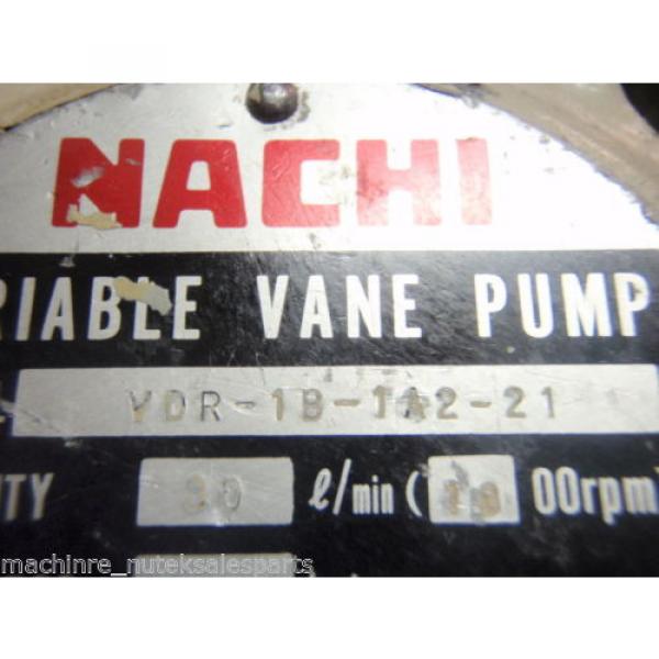 Nachi Variable Uni Pump with Motor VDR-1B-1A2-21_UVD-1A-A2-15-4-1849A_LTIS70-NR #6 image