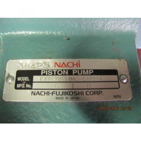 Nachi PZS-3B-70n3-E4481A Piston Pump #4 image