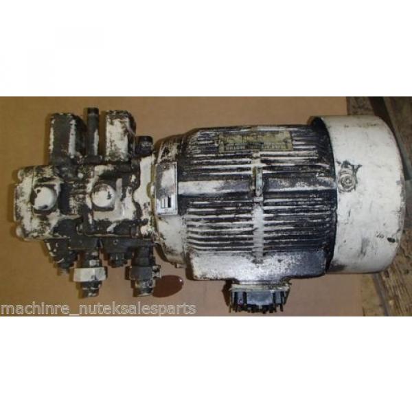 Nachi Variable Vane Pump VDR-11B-1A2-1A2-22_VDR11B1A21A222 WITH MOTOR #3 image
