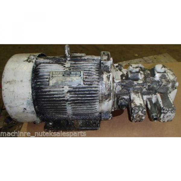 Nachi Variable Vane Pump VDR-11B-1A2-1A2-22_VDR11B1A21A222 WITH MOTOR #4 image