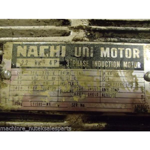 Nachi Variable Vane Pump VDR-11B-1A2-1A2-22_VDR11B1A21A222 WITH MOTOR #6 image