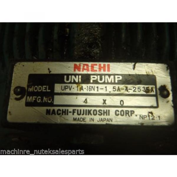 Nachi Piston Pump PVS-1B-16N1-2535F_UPV-1A-16N1-15A-4-2535A_LTIS70-NR_LTIS70NR #3 image