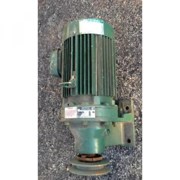 SM CYCLO 3/4 HP 3 PHASE INDUCTION MOTOR WITH SUMITOMO GEAR REDUCER 6:1 #1 image