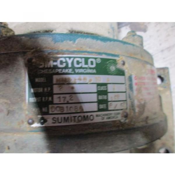 Sumitomo SM-Cyclo Motor amp; Gear TC-F/HM3145/10A 2HP 230/460V 61/30A 1740RPM #4 image