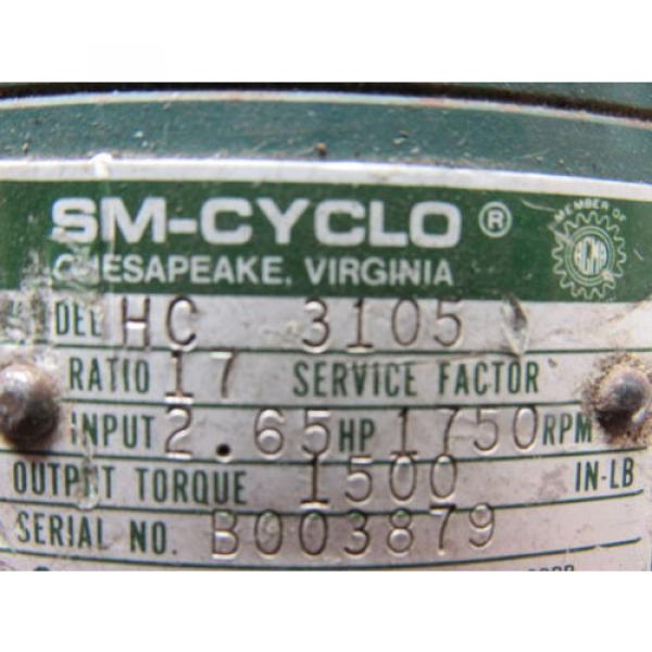 Sumitomo SM-Cyclo HC3105 Inline Gear Reducer 17:1 Ratio 265 Hp #9 image