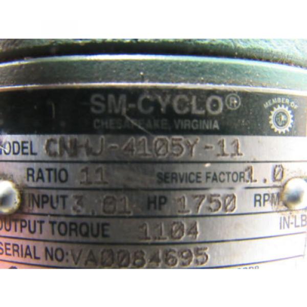 Sumitomo SM-Cyclo CNHJ-4105Y-11 Inline Gear Reducer 11:1 Ratio 301 Hp #9 image