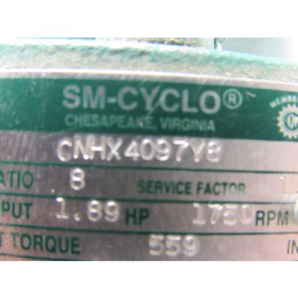 Sumitomo SM-Cyclo CNHX4097Y8 Inline Gear Reducer 8:1 Ratio 189 Hp 1750RPM #9 image