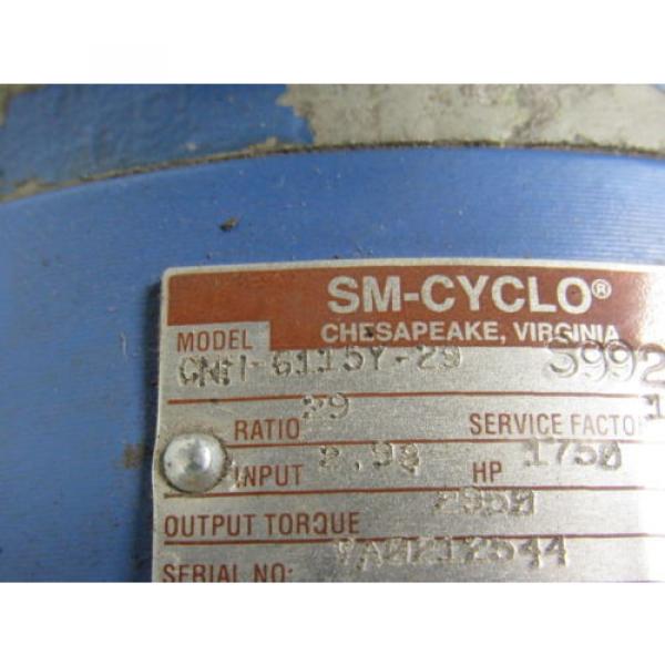 Sumitomo SM-Cyclo CNH6115Y-29 Inline Gear Reducer 29:1 Ratio 298 Hp #9 image