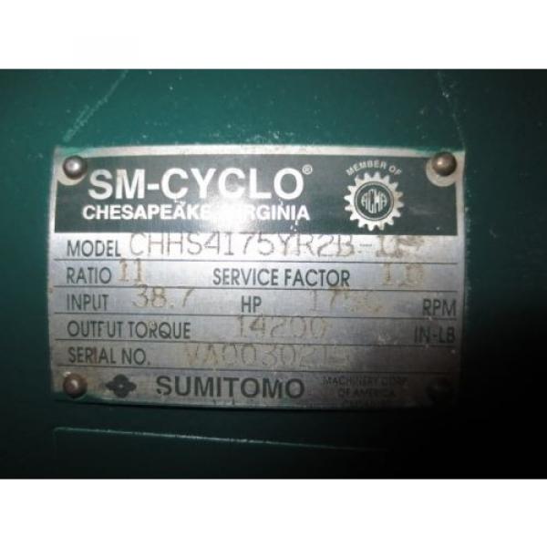 Sumitomo SM-CYCLO Gear Motor CHHS4176YR2B-11 | 1750RPM #4 image