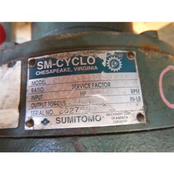 Origin Sumitomo SM-Cyclo Speed Reducer 1711:1 Ratio 25 Input HP 7810 Torque Origin #3 image