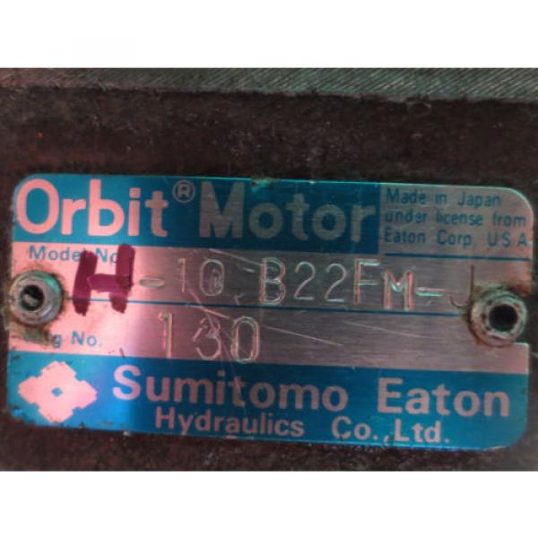 SUMITOMO EATON ORBIT MOTOR H-10 B22FM-J H-10B22FM-J #2 image