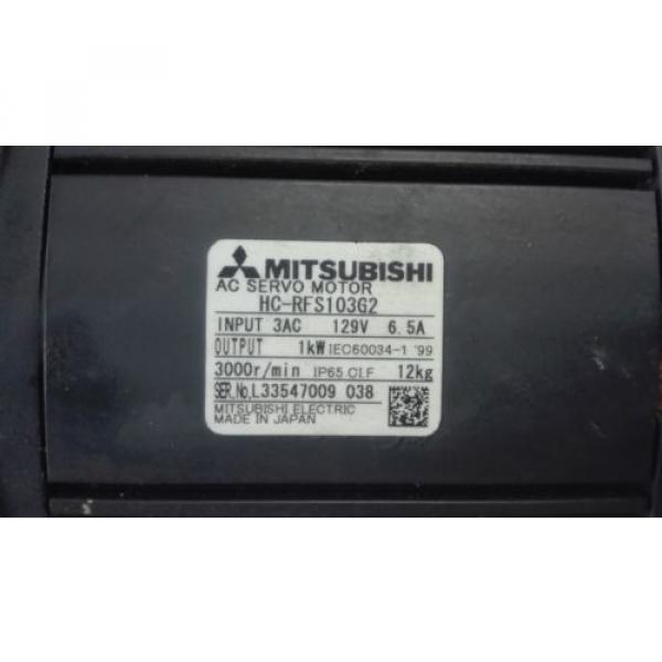 MITSUBISHI AC Servo Motor HC-RFS103G2  With SUMITOMO MC Drive ANFJ-L20-SV-9 #2 image