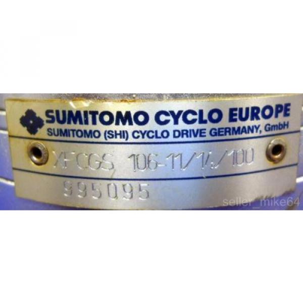 SUMITOMO CYCLO, XFCGS, GEARHEAD, 106-11/14/100, NNB #3 image