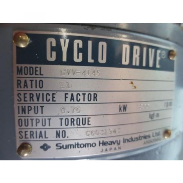 SUMITOMO CYCLO DRIVE CVV-4145 MORI SEIKI SH-50 CNC MILL #4 image