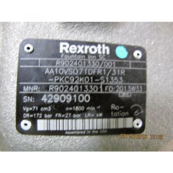 Bosch Rexroth Variable Displacement pumps A10VSO, R902401330 [E1FL] #4 image