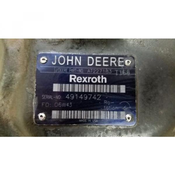 Rexroth John Deere AT227183 T168  Used Axial Piston pumps #10 image