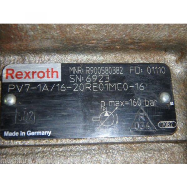 REXROTH pumps_ PV7-1A/16-20RE01MCO-16_PV7-1A/16-20RE01MC0-16 #6 image