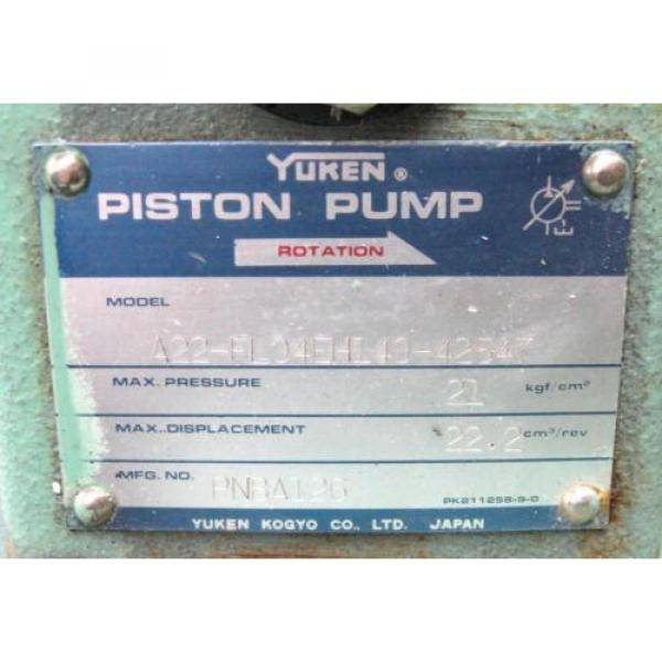 Yuken A22-FL04EH140-42547 Piston pumps #2 image