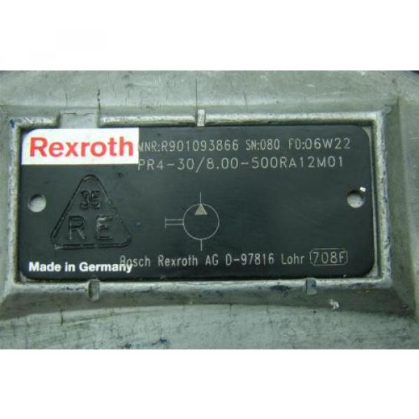 Bosch Rexroth Radial Piston pumps PR4-30/800-500RA12M01 R901093866 #5 image
