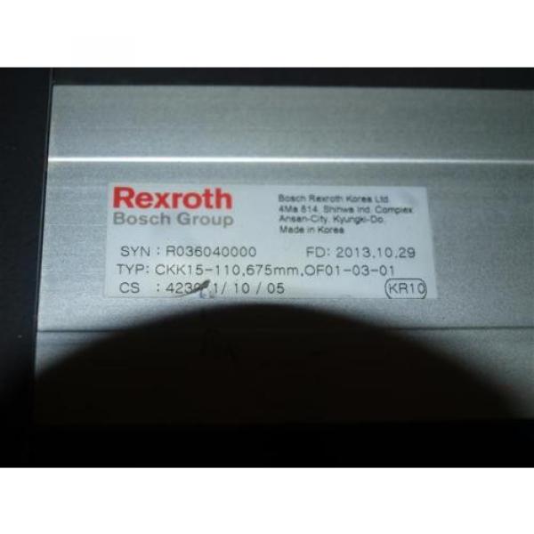 Rexroth CKK15-110 R036040000 Linear Actuator 675mm #6 image