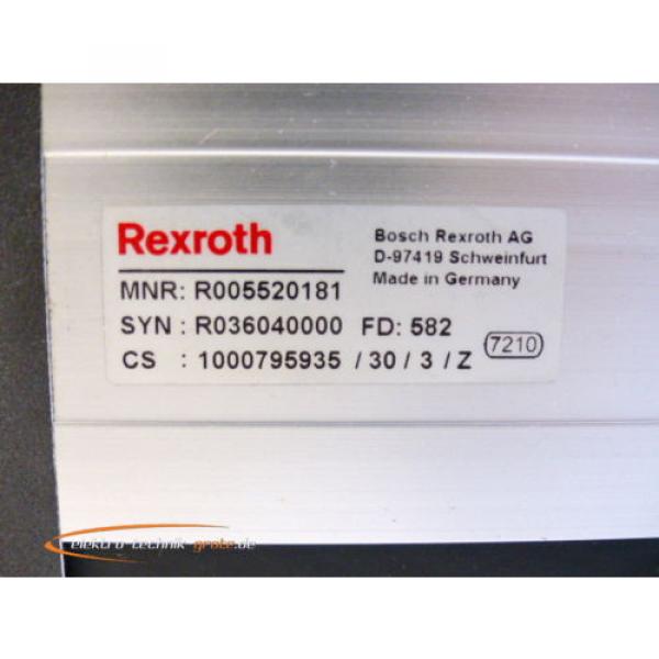 Rexroth MRN: R005520181 FD: 582 Linearantrieb, Verfahrensweg 850 mm #4 image