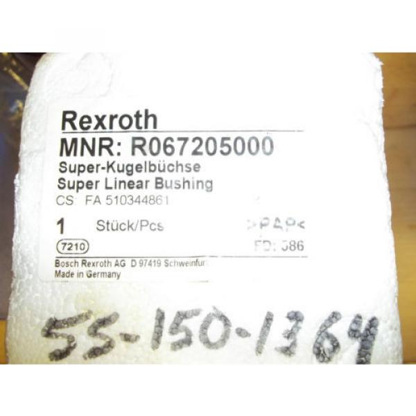 Origin REXROTH SUPER LINEAR BUSHING MNR:R0672050000 #1 image