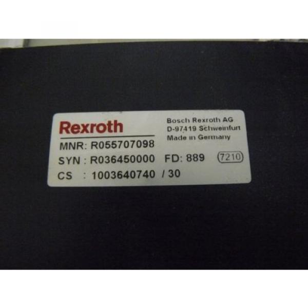 BOSCH REXROTH R055707098 COMPACT LINEAR MODULE STAGE MOTION BELT R036450000 #3 image