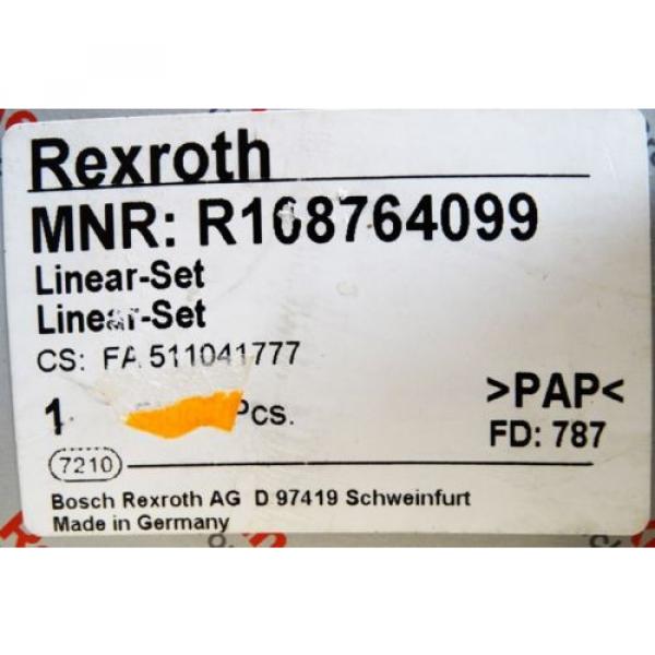 Rexroth MNR: R108764099  R1087 640 99 FA 511041777 Linear-Set -unused/OVP- #3 image