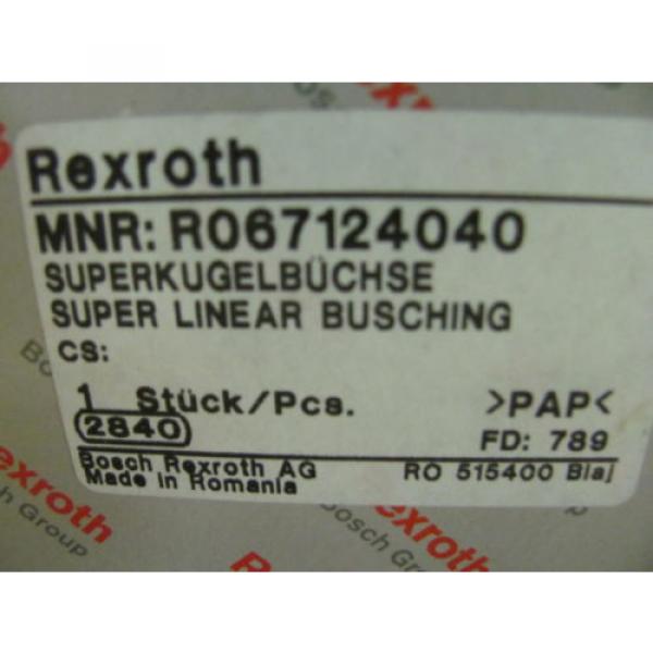 Rexroth R067124040 Super Linear Bushing #3 image
