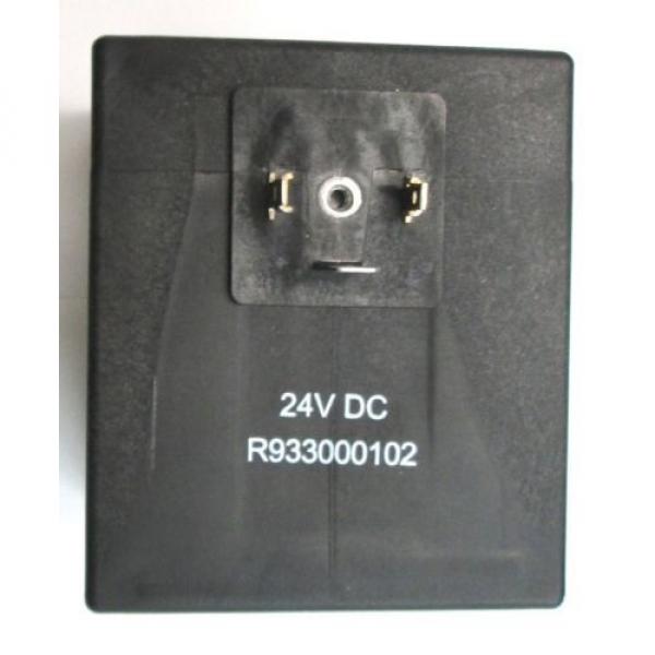 RR R933000102  - 24 Volt DC DIN 43650 Type A Coil for L753E146AI00000 Valve #2 image
